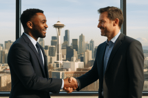 firm handshake