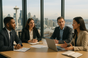 team meeting in seattle