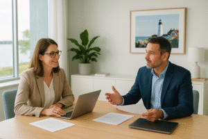 discussing employee benefits